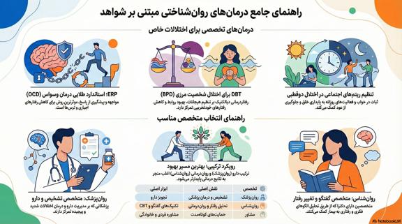 انواع اختلالات روانی + راه کار و درمان