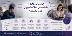 چه زمانی باید از متخصص روان کمک بگیریم